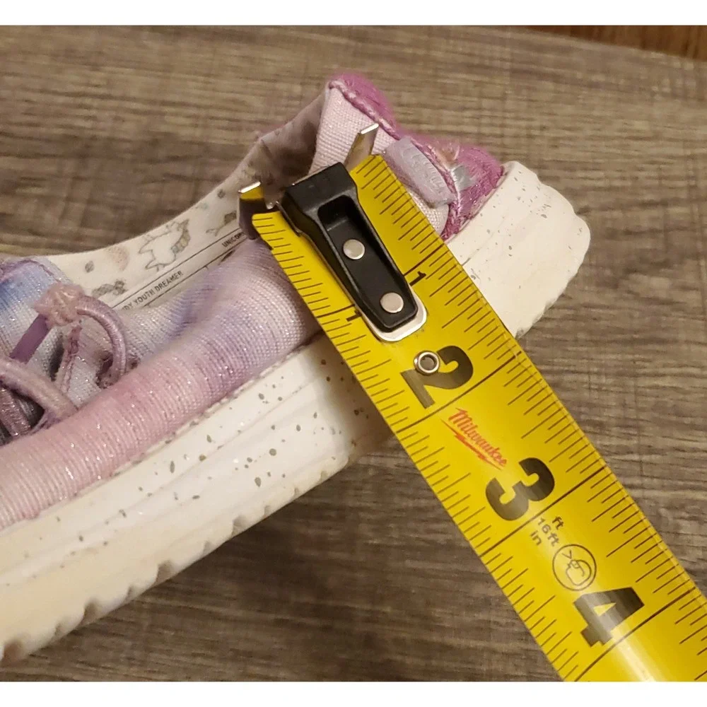 Hey Dude Wendy Dreamer Unicorn Tie‎ Dye Shoes Youth Size 3